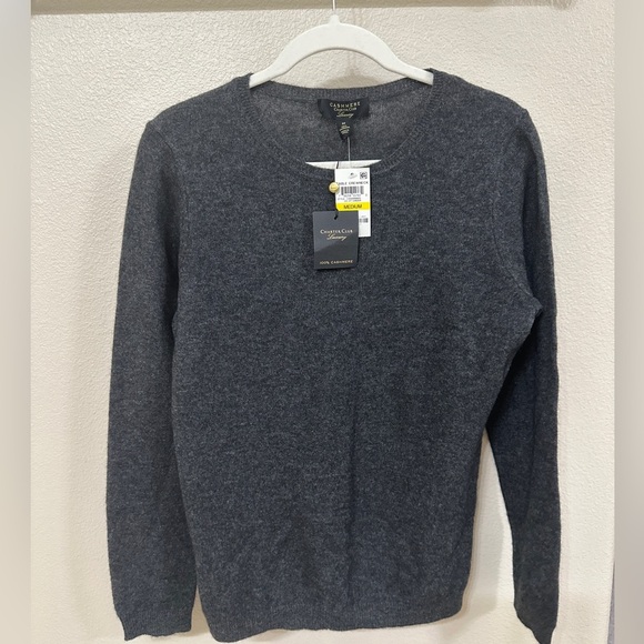 Charter Club Sweaters - Cashmere Charter Club Crew Neck Sweater